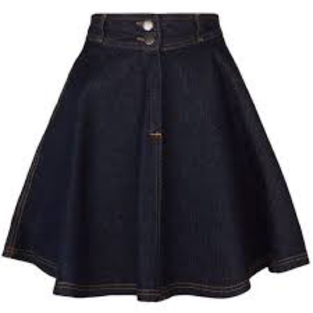 MAJE H16 Jenny Denim Circle Skirt